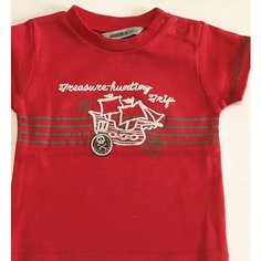 Футболка Jacky, размер 62, красный