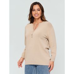 Лонгслив Trikoland, размер 50-52, бежевый