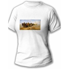 Футболка размер S, белый