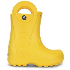 Сапоги Crocs Handle It Rain Boot, размер J2 (33-34EU), желтый