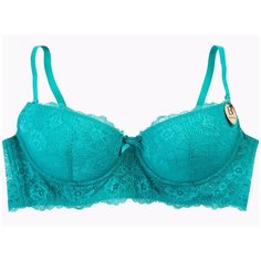 Бюстгальтер Innamore Basic Lace, размер 3B (75B), зеленый