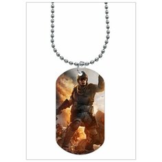 Подвеска GOODbrelok, оранжевый, серый