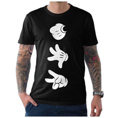 Футболка DreamShirts Studio, размер 3XL, черный