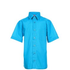 Школьная рубашка Imperator, размер 98-104, бирюзовый