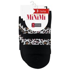 Носки MiNiMi, 3 пары, размер 39-41 (25-27), черный