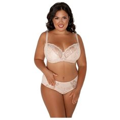Бюстгальтер Lady Lux, размер 85E, бежевый