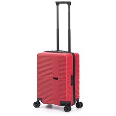 Чемодан-самокат Torber T2056S-RED, 35 л, размер S, красный