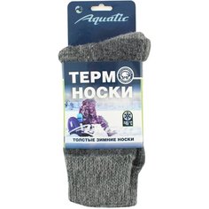 Носки Aquatic, размер 35-37, серый