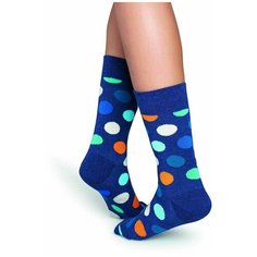 Носки Happy Socks, 2 пары, 2 уп., размер 41-46, черный, мультиколор