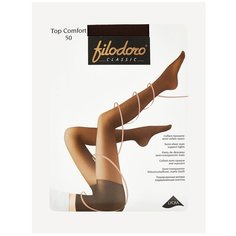 Колготки Filodoro Top Comfort, 50 den, размер 1-2, коричневый Filodoro®