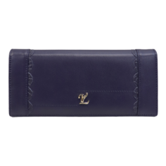 Кошелек Loui Vearner, фактура гладкая, синий