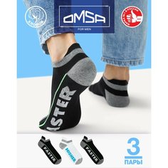 Носки Omsa, 3 пары, 3 уп., размер 35-38, мультиколор