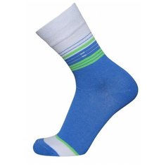 Носки Pantelemone, размер 25(38-40), голубой, серый