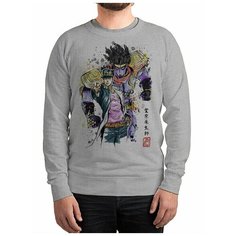 Свитшот DreamShirts Studio, размер 3XL, серый