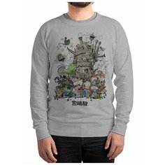 Свитшот DreamShirts Studio, размер XXL, серый