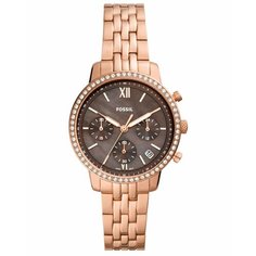 Наручные часы FOSSIL, розовый, золотой