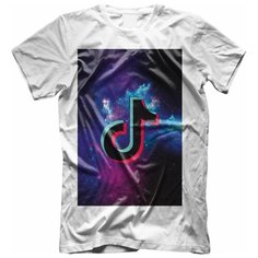 Футболка , размер 48, мультиколор