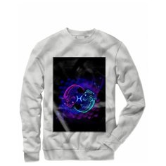 Свитшот размер 52, мультиколор