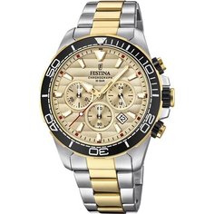 Наручные часы FESTINA Prestige, серебряный, золотой