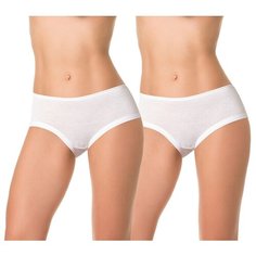 Трусы Dentelle, 2 шт., размер XXXL, белый