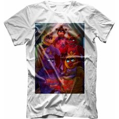 Футболка AnimaShop, размер 36, мультиколор