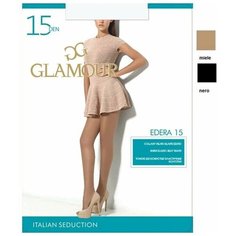 Колготки Glamour Edera, 15 den, размер 5, бежевый