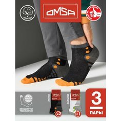 Носки Omsa, 3 пары, 3 уп., размер 39-41, мультиколор