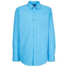 Школьная рубашка Tsarevich, размер 164-170, синий, голубой