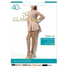 Колготки Glamour Edera, 40 den, размер 3, бежевый