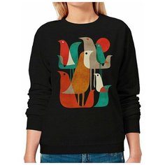 Свитшот DreamShirts Studio, размер 52, черный