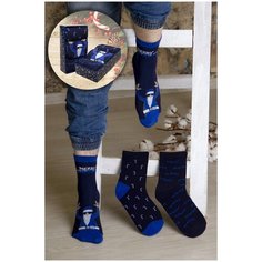Носки Berchelli, размер 40-47, синий