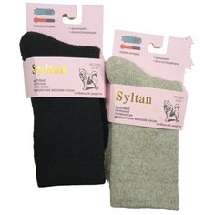 Носки Syltan, размер 37-41, черный, серый