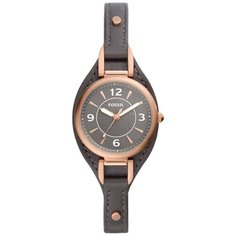 Наручные часы FOSSIL Carlie Mini, серый, розовый