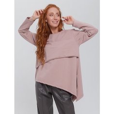 Лонгслив Proud Mom, размер S, бежевый