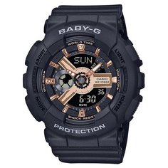 Наручные часы CASIO Baby-G BA-110XRG-1A, черный, золотой