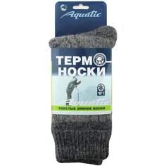 Носки Aquatic, размер 35-37, серый
