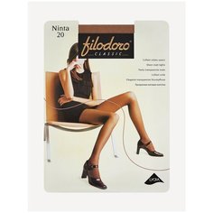 Колготки Filodoro Classic Ninfa, 20 den, размер 2, коричневый, бежевый Filodoro®
