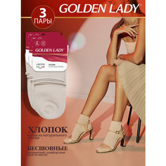 Носки Golden Lady, 3 пары, 3 уп., размер 35-38, бежевый