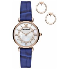Наручные часы EMPORIO ARMANI Gianni T-Bar, синий, белый