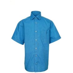 Школьная рубашка Imperator, размер 116-122, синий