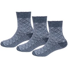 Носки RuSocks 3 пары, размер 14-16, серый