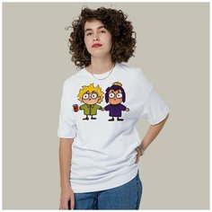 Футболка размер L, белый