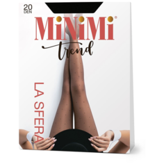 Колготки MiNiMi, 20 den, размер 5, черный