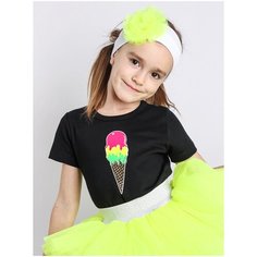 Футболка Валерия Мура, размер 152-158, черный