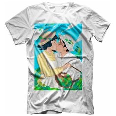 Футболка , размер 34, мультиколор