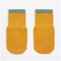 Носки Minaku размер 14, горчичный, желтый
