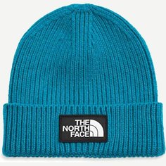 Шапка бини The North Face, размер One Size, голубой
