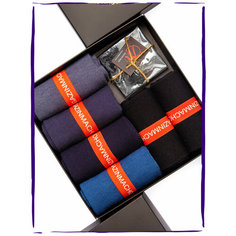 Носки Мачо, 6 пар, размер 40-45, синий, черный, серый