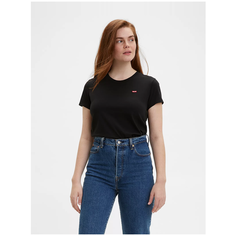 Футболка Levis PERFECT TEE, размер XXS, черный Levis®