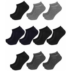 Носки Tuosite, 10 пар, размер 27-29 (42-44), черный, синий, серый, мультиколор